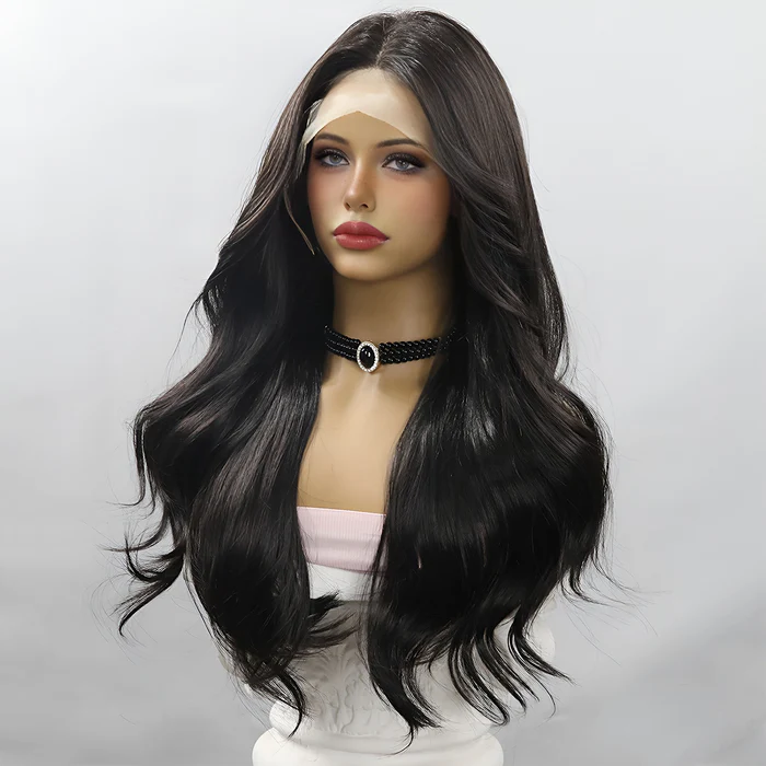 Meisbel/26-Inch | 13×4 Lace Front Wigs Wavy Black/Blonde ML9815 - Image 3